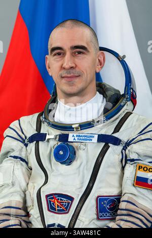 4 août 2015 - Star City, Russie - cosmonaute Roscosmos et commandant de l'expédition 49 et remplaçant de l'expédition 46/47 Anatoly Ivanishin Portrait officiel portant la combinaison spatiale russe Sokol le 4 août 2015 à Star City, Russie. (Crédit image : © NASA/NASA/ZUMAPRESS.com) Banque D'Images
