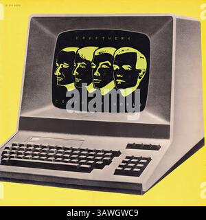 Kraftwerk - Computer World - couverture de disque vinyle vintage Banque D'Images