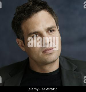 12 février 2007 - Hollywood, Californie, États-Unis - Mark Ruffalo promouvant ''Zodiac'' à Hollywood, CA. 12 février 2007 (crédit image : © Armando Gallo/ZUMA Studio) Banque D'Images