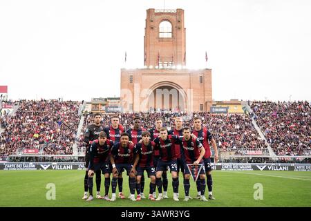 Bologne, Italie. 20 avril 2025. Équipe de Bologne lors du match Serie A Enilive 2024/2025 entre Bologne et Inter - Serie A Enilive au stade Renato DallÕAra - Sport, Football - Bologne, Italie - dimanche 20 avril 2025 (photo Massimo Paolone/LaPresse) crédit : LaPresse/Alamy Live News Banque D'Images