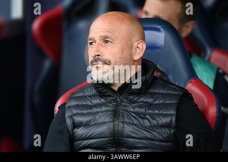 Bologne, Italie. 20 avril 2025. Vincenzo Italiano (Bologna FC) pendant Bologna FC vs Inter - FC Internazionale, match de football italien Serie A à Bologne, Italie, 20 avril 2025 crédit : Agence photo indépendante/Alamy Live News Banque D'Images