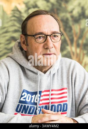 5 décembre 2014 - Hollywood, Californie, États-Unis - CALIFORNIE - 5 DÉCEMBRE : Portrait de Kevin Spacey faisant la promotion de ''House of Cards'' en Californie le 5 décembre 2014. Crédit photo : (crédit image : © Armando Gallo/ZUMA Studio) Banque D'Images