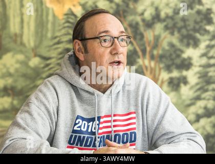 5 décembre 2014 - Hollywood, Californie, États-Unis - CALIFORNIE - 5 DÉCEMBRE : Portrait de Kevin Spacey faisant la promotion de ''House of Cards'' en Californie le 5 décembre 2014. Crédit photo : (crédit image : © Armando Gallo/ZUMA Studio) Banque D'Images