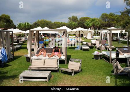Sep 4, 2015 - Formentera, Espagne - Gecko Luxury boutique Hotel, Migjorn Beach, Formentera Island, Baléares, Espagne, Europe. (Crédit image : © Sergi Reboredo/ZUMA Wire/ZUMAPRESS.com) Banque D'Images