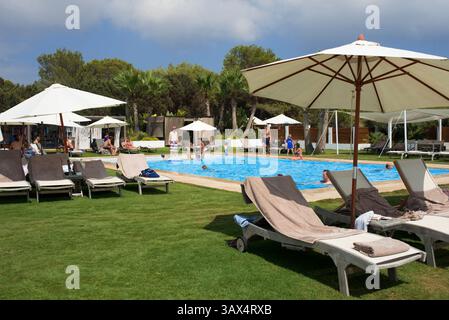 Sep 4, 2015 - Formentera, Espagne - Gecko Luxury boutique Hotel, Migjorn Beach, Formentera Island, Baléares, Espagne, Europe. (Crédit image : © Sergi Reboredo/ZUMA Wire/ZUMAPRESS.com) Banque D'Images