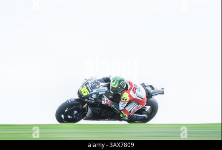 16 février 2017 - Melbourne, Victoria, Australie - le pilote britannique Cal Crutchlow (#35) de LCR Honda en action lors de la deuxième journée d'essais de pré-saison qui s'est tenue sur le circuit de Phillip Island à Phillip Island, en Australie. (Crédit image : © Theo Karanikos via ZUMA Wire) Banque D'Images