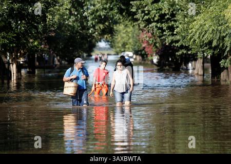 17 janvier 2017 - Buenos Aires, Buenos Aires, Argentine - Inundacion en Emilia ..Santiago Filipuzzi..17/01/2017 (crédit image : © Santiago Filipuzzi/la Nacion/GDA via ZUMA Press) Banque D'Images
