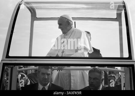 Roma, Italie. 26 juillet 2014. Pape François nom de naissance Jorge Mario Bergoglio est le 266e pape de l'Église catholique et évêque de Rome, 8e souverain de l'État de la Cité du Vatican, décédé aujourd'hui 21 avril 2025 à l'âge de 88 ans. Italie 24 avril 2025. (Photo de Vincenzo Izzo/Spa USA) crédit : Sipa USA/Alamy Live News Banque D'Images