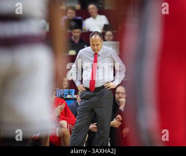 21 janvier 2017 : Mark Fox, entraîneur-chef des Georgia Bulldogs, s'incline dans la déception après un roulement des Georgia Bulldogs lors du match de basket-ball masculin de la NCAA entre les Georgia Bulldogs et les Texas A&M Aggies à Reed Arena à College Station, Texas. Les Texas A&M Aggies battent les Georgia Bulldogs 63-62. John Glaser/CSM (image de crédit : &copy ; John Glaser/CSM via ZUMA Wire) Banque D'Images
