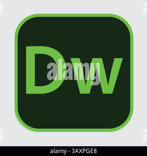 Icônes Adobe Dream Viewer, logo officiel, icônes modifiables, signe et illustration vectorielle Illustration de Vecteur