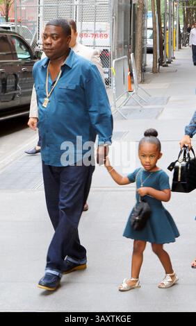 6 septembre 2016 - New York, New York, États-Unis - L'acteur Tracy Morgan et sa fille Maven Sonae Morgan ont fait une apparition à 'The View' le 6 septembre 2016 à New York (crédit image : © Zelig Shaul/Ace Pictures via ZUMA Press) Banque D'Images