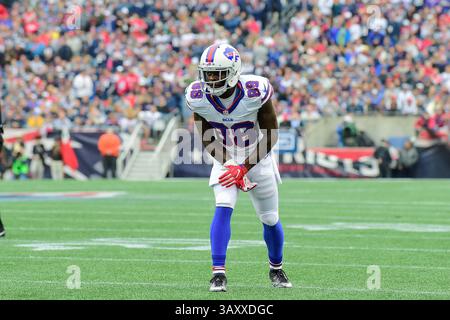 Dimanche 2 octobre 2016 : la réceptrice des Buffalo Bills Marquise Goodwin (88 ans) en action lors du match NFL entre les Buffalo Bills et les New England Patriots qui s'est tenu au Gillette Stadium à Foxborough, Massachusetts. Buffalo bat la Nouvelle-Angleterre 16-0. Eric Canha/Cal Sport Media(image de crédit : &copy ; Eric Canha/Cal Sport Media via ZUMA Wire) Banque D'Images