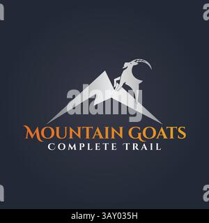 Logo d'aventure et conception de logo d'entreprise dans le modèle vectoriel Illustration de Vecteur