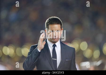 19 novembre 2016 le journaliste de l'ESPN Todd McShay pendant le match de football de la NCAA entre les Bruins de l'UCLA et les Trojans de l'USC au Rose Bowl à Pasadena, en Californie. Charles Baus/CSM(image de crédit : &copy ; Charles Baus/CSM via ZUMA Wire) Banque D'Images