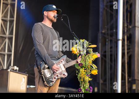17 septembre 2016 - Chicago, Illinois, États-Unis - JESSE LACEY de tout nouveau effectue live au Douglas Park pendant Riot Fest à Chicago, Illinois (crédit Image : © Daniel DeSlover via Zuma sur le fil) Banque D'Images