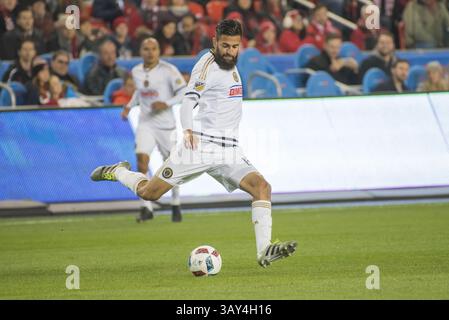 26 octobre 2016 - Toronto, Ontario, Canada - RICHIE MARQUEZ (16 ans) en action lors du match éliminatoire de la MLS entre Toronto FC et Philadelphia Union (crédit image : © Angel Marchini via ZUMA Wire) Banque D'Images