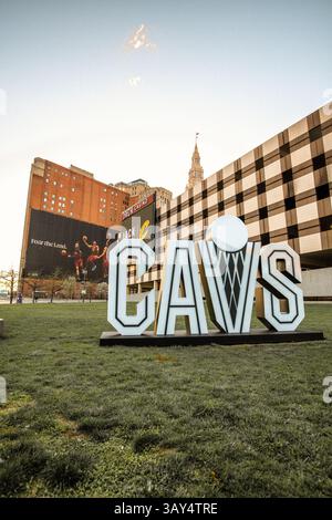 Éliminatoires des cavaliers de Cleveland 2025 Banque D'Images