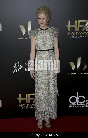 6 novembre 2016 - Beverly Hills, Californie, États-Unis S - Nicole Kidman à la 20e cérémonie annuelle des Hollywood film Awards qui s'est tenue au Beverly Hilton Hotel le dimanche 6 novembre 2016 à Beverly Hills, Californie. (Crédit image : © Prensa Internacional via ZUMA Wire) Banque D'Images