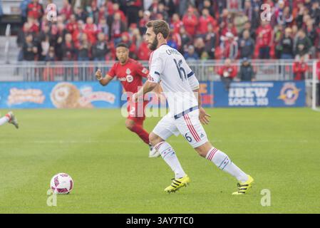23 octobre 2016 - Toronto, Ontario, Canada - JONATHAN CAMPBELL (16 ans) en action lors du match en MLS entre Toronto FC et Chicago Fire SC (image crédit : © Angel Marchini via ZUMA Wire) Banque D'Images