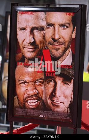 03 juin 2010 - Hollywood, Californie, États-Unis - affiche lors de la première de 'The A-Team' au Manns Grauman Chinese Theater à Hollywood. (Crédit image : © Glenn Weiner/ZUMApress.com) Banque D'Images