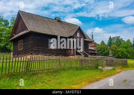 Musée en plein air SNM - Musée de la culture ukrainienne à Svidnik, Slovaquie. IMAGE Banque D'Images