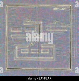 Un design abstrait géométrique avec une série de lignes et de formes interconnectées, créant un motif en labyrinthe avec des reflets et des textures subtiles. L'arrangement suggère une exploration visuelle ludique de la forme et de l'espace, invitant le spectateur à plonger dans sa composition complexe., Aelian 4, Slaughter Orders Hyperphalangis, Hypercerasis and Leptysmus, Tab. IV, après p. 100, Albrecht Heinrich Baumgärtner : Vollständige Sammlung aller Kriegsschriftsteller der Griechen, sowohl strategischen als taktischen Inhalts. Frankenthal ; Mannheim : BEI C. F. Schwan, 1779, Art classique avec une touche moderne Banque D'Images