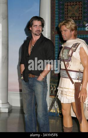 23 novembre 2004 - New York, New York, États-Unis - K40538PSC.COLIN FARRELL LANCE UNE TOUTE NOUVELLE EXPÉRIENCE INTERACTIVE ALEXANDER AU MUSÉE de cire MADAME TUSSAUD'S NEW YORK New YORK 11-23-2004. - 2004.(crédit image : © Paul Schmulbach/Globe photos/ZUMAPRESS.com) Banque D'Images