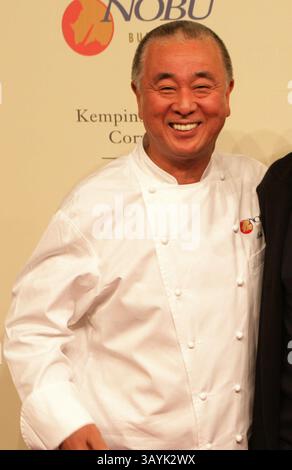 10 octobre 2010 - Budapest, Hongrie - le chef NOBU MATSUHISA lors de l'inauguration du restaurant Nobu à Budapest, Hongrie. (Crédit image : © Mark Milstein/NorthFoto/ZUMApress.com) Banque D'Images