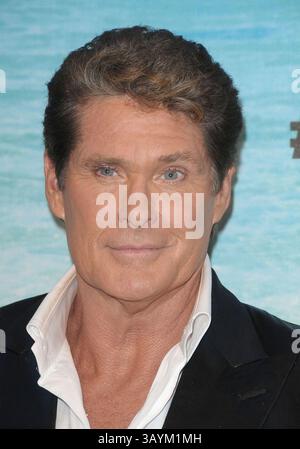 01 août 2010 - Los Angeles, Californie, États-Unis - L'acteur DAVID HASSELHOFF au Comedy Central Roast de David Hasselhoff aux Sony Studios, Los Angeles. (Crédit image : © Jeff Frank/ZUMApress.com) Banque D'Images