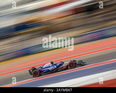 Yuki Tsunoda de RB Visa Cash App a vu circuit of the Americas, Austin, Texas le 18 octobre 2024 lors des essais pour le Grand Prix de formule 1 des États-Unis. Banque D'Images