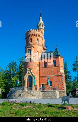 Tour d'observation de Goethe à Karlovy Vary, république tchèque. IMAGE Banque D'Images