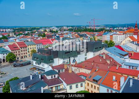Jihlava, république tchèque, 30 juin 2024 : vue panoramique de la ville tchèque de Jihlava. IMAGE Banque D'Images