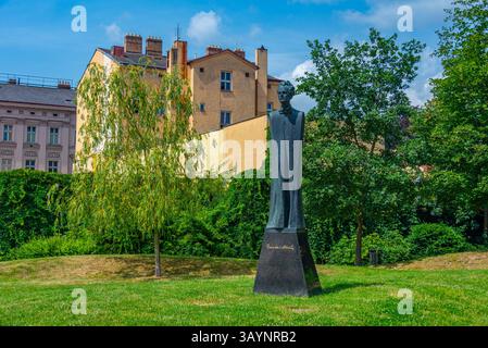 Jihlava, république tchèque, 30 juin 2024 : Mémorial à Gustav Mahler à Jihlava, république tchèque. IMAGE Banque D'Images