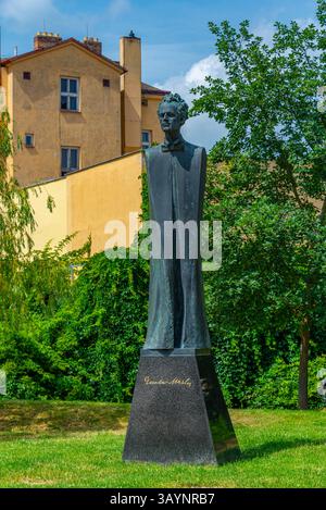 Jihlava, république tchèque, 30 juin 2024 : Mémorial à Gustav Mahler à Jihlava, république tchèque. IMAGE Banque D'Images