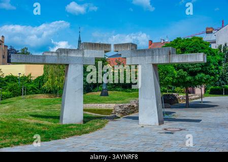 Jihlava, république tchèque, 30 juin 2024 : Mémorial à Gustav Mahler à Jihlava, république tchèque. IMAGE Banque D'Images