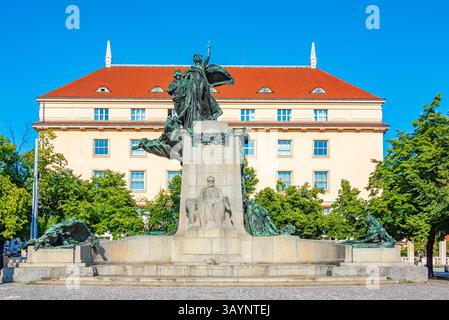 Prague, république tchèque, 9 juillet 2024 : Mémorial à Frantisek Palacky à Prague, république tchèque. IMAGE Banque D'Images