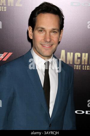 Paul Rudd à la première de 'Anchorman 2 : The Legend continues' au Beacon Theatre de New York - 15 décembre 2013 Banque D'Images