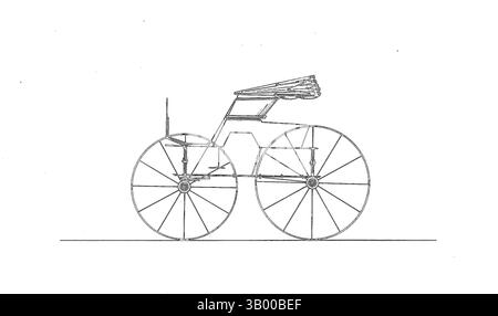 Une représentation stylisée d'un vélo vintage, avec des contours distincts et lumineux et un fond vibrant et étoilé. Art classique avec une touche moderne réinventée par Artotop Banque D'Images