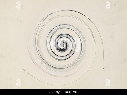 Une représentation stylisée d'un vélo vintage, illuminé de contours vibrants ressemblant à des néons, mettant en valeur ses roues et guidons distincts sur un fond sombre., Art classique avec une touche moderne réinventée par Artotop Banque D'Images