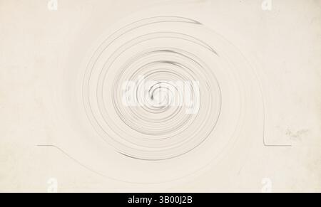 Une illustration stylisée d'une locomotive à vapeur précoce, avec des roues proéminentes et un smokestack distinctif, sur un fond abstrait et coloré., art classique avec une touche moderne réinventée par Artotop Banque D'Images