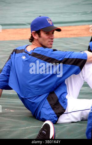 25 AOÛT 2006 - NEW YORK, NEW YORK, ÉTATS-UNIS - I11052BT.LES METS DE NEW YORK PRENNENT L'ENTRAÎNEMENT BATTING AVEC LE MET SHEA STADIUM DE NEW YORK, NEW YORK 08-24-2006. - - 2006.SHAWN GREEN(crédit image : © Barry Talesnick/Globe photos/ZUMAPRESS.com) Banque D'Images