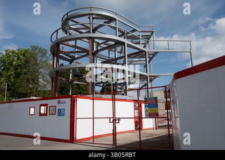 Nouveau marché Hall en construction, Bromsgrove, Worcestershire, Angleterre, Royaume-Uni Banque D'Images