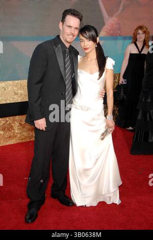 16 SEPTEMBRE 2007 - HOLLYWOOD, CALIFORNIE, ÉTATS-UNIS - K54165DL.2007 59TH PRIMETIME EMMY AWARDS ARRIVÉES À . SHRINE AUDITORIUM, LOS ANGELES VERS 9-16-07. - 2007.IMAGE :(crédit image : © Dave Longendyke/Globe photos/ZUMAPRESS.com) Banque D'Images