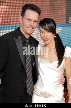 16 SEPTEMBRE 2007 - HOLLYWOOD, CALIFORNIE, ÉTATS-UNIS - K54165DL.2007 59TH PRIMETIME EMMY AWARDS ARRIVÉES À . SHRINE AUDITORIUM, LOS ANGELES VERS 9-16-07. - 2007.IMAGE :(crédit image : © Dave Longendyke/Globe photos/ZUMAPRESS.com) Banque D'Images