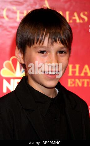 23 NOVEMBRE 2004 - NEW YORK, NEW YORK, ÉTATS-UNIS - JACOB MORIARITY ARRIVE À LA PREMIÈRE D'UN CHANT DE NOËL À L'HÔTEL PLAZA À NEW YORK CIY LE 11-23-2004. / 2004..K40556HMC(crédit image : © Henry McGee/Globe photos/ZUMAPRESS.com) Banque D'Images