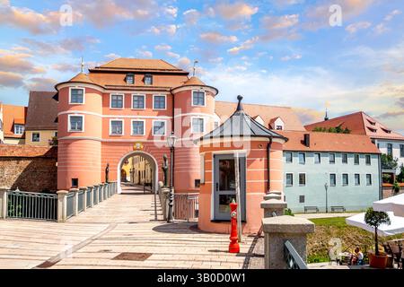 Vieille ville de Donauwörth, Allemagne Banque D'Images