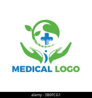 Conception de logo médical professionnel pour les cliniques, les hôpitaux et les services de santé Branding. Vecteur Illustration de Vecteur