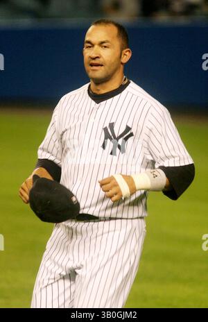 28 septembre 2006 - New York, New York, États-Unis - K50055JBB.NEW YORK YANKEES VS BALTIMORE ORIOLES AU YANKEE STADIUM DANS LE BRONX, NEW YORK New York 09-28-2006. - MIGUEL CAIRO(crédit image : © John Barrett/Globe photos/ZUMAPRESS.com) Banque D'Images