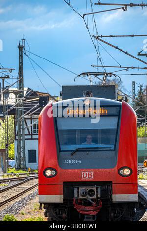 Arrivial à Lindau-Reutin Banque D'Images