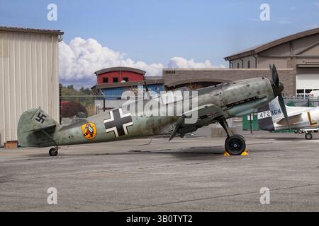 Messerschmitt Bf 109 à Everett Washington Banque D'Images